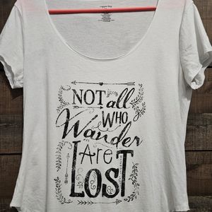 "Not All Who Wander Are Lost" Tee